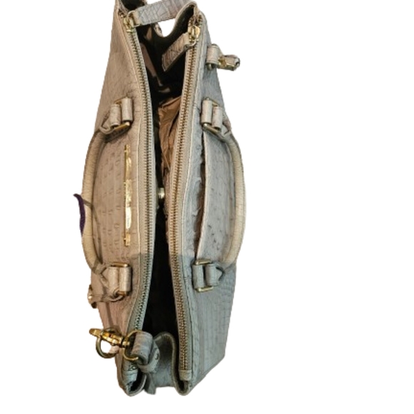 Brahmin Small Lincoln Satchel - Angora Melbourne. Style # L60151XG   EUC - Picture 7 of 12